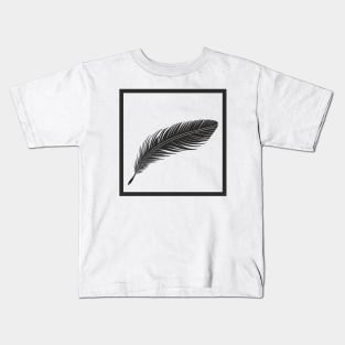 Feather in a frame Kids T-Shirt